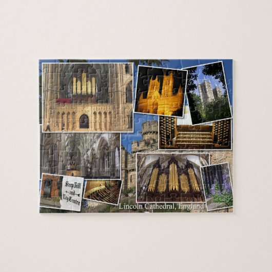 Lincoln kathedraallegpuzzel legpuzzel (Horizontaal)