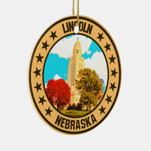 Lincoln Keramisch Ornament (Rechts)