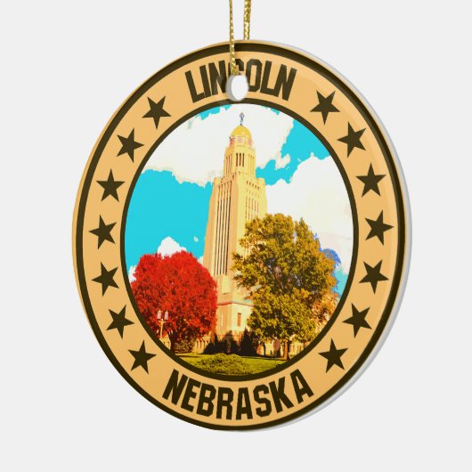 Lincoln Keramisch Ornament (Links)