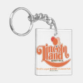 Lincoln Land Amusement Park, Effingham, Illinois Sleutelhanger (Voorkant Links)