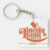 Lincoln Land Amusement Park, Effingham, Illinois Sleutelhanger (Voorkant)