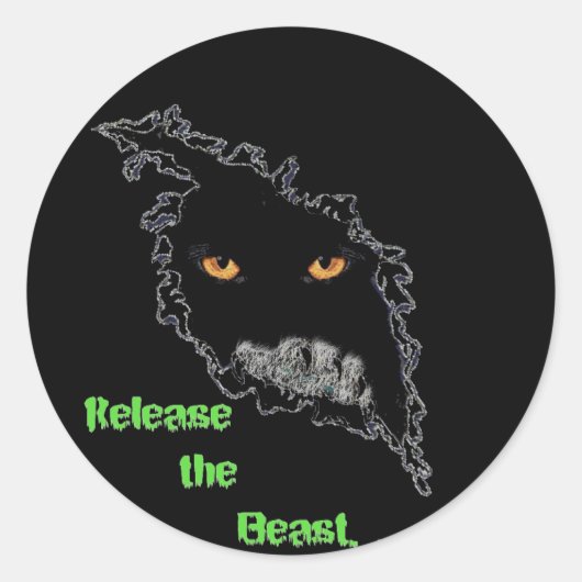 Lincoln Lynx Beast Sticker (Voorkant)