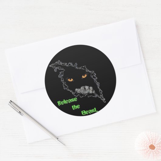 Lincoln Lynx Beast Sticker (Envelop)