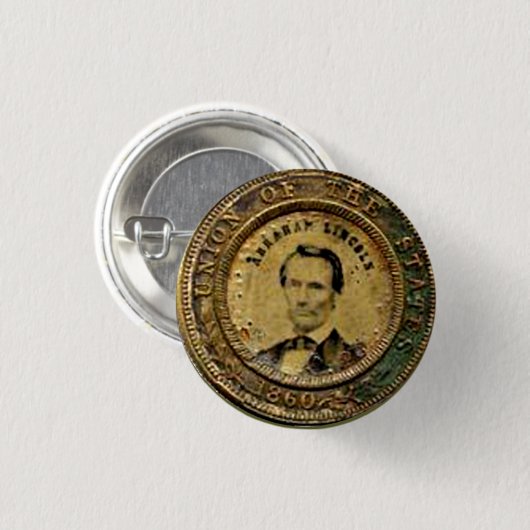 Lincoln Medal - Button (Voorkant /achterkant)