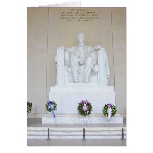 Lincoln Memorial. (Voorkant)