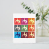 Lincoln Memorial Abstract Briefkaart (Staand voorkant)