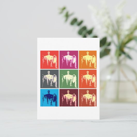 Lincoln Memorial Abstract Briefkaart (Staand voorkant)