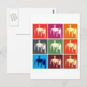 Lincoln Memorial Abstract Briefkaart (Voorkant / Achterkant)