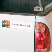 Lincoln Memorial Abstract Bumpersticker (Op Truck)