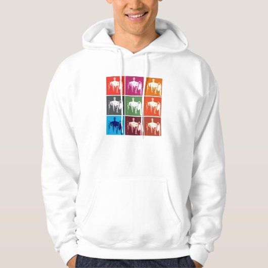 Lincoln Memorial Abstract Hoodie (Voorkant)