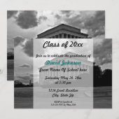 Lincoln Memorial Afstuderen Uitnodiging (Voorkant / Achterkant)