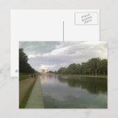 Lincoln Memorial and Reflecting Pool Briefkaart (Voorkant / Achterkant)