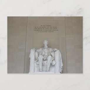 Lincoln Memorial Ansichtkaart Washington DC School Briefkaart