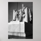 Lincoln Memorial B&W Poster (Voorkant)