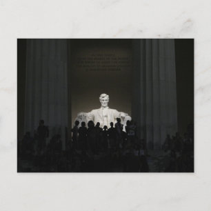 Lincoln Memorial bij het Night Briefkaart