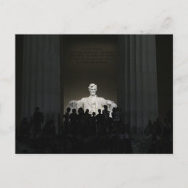 Lincoln Memorial bij het Night Briefkaart