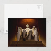 Lincoln Memorial bij nacht - Washington D.C. Briefkaart (Voorkant / Achterkant)