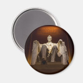 Lincoln Memorial bij nacht - Washington D.C. Magneet (Voorkant / Achterkant)