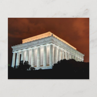 Lincoln Memorial bij nacht - Washington DC Briefkaart