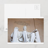 Lincoln Memorial Briefkaart (Voorkant / Achterkant)