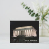 Lincoln Memorial Briefkaart (Staand voorkant)