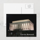 Lincoln Memorial Briefkaart (Voorkant / Achterkant)