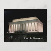 Lincoln Memorial Briefkaart (Voorkant)