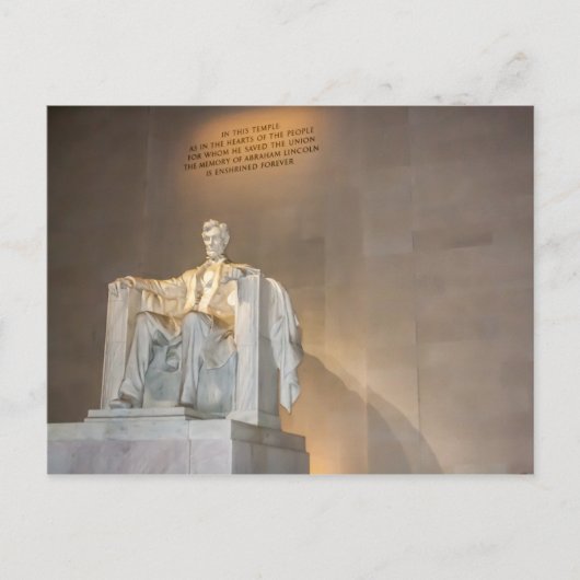 Lincoln Memorial Briefkaart (Voorkant)