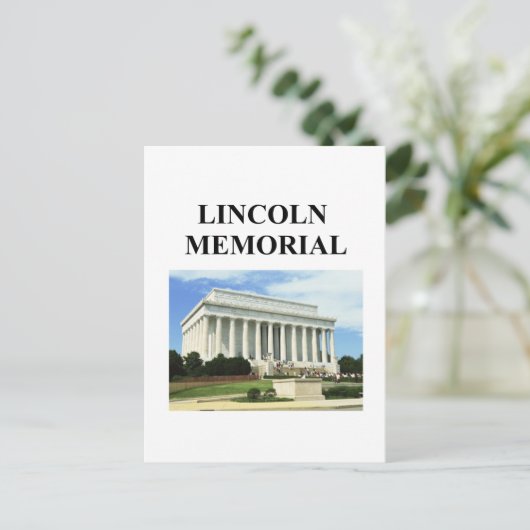lincoln memorial briefkaart (Staand voorkant)