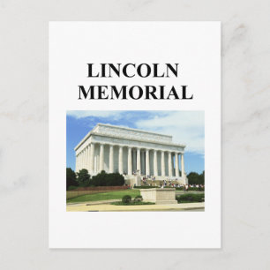 lincoln memorial briefkaart