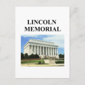 lincoln memorial briefkaart (Voorkant)