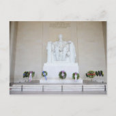 Lincoln Memorial. Briefkaart (Voorkant)