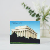 Lincoln Memorial Briefkaart (Staand voorkant)