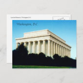 Lincoln Memorial Briefkaart (Voorkant / Achterkant)