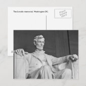 Lincoln Memorial Briefkaart (Voorkant / Achterkant)