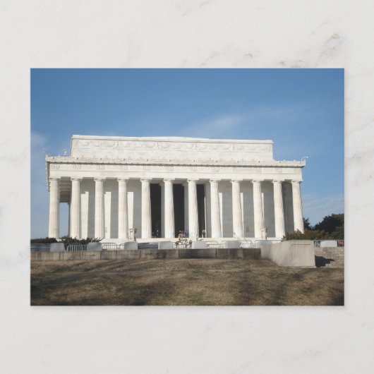 Lincoln Memorial Briefkaart (Voorkant)