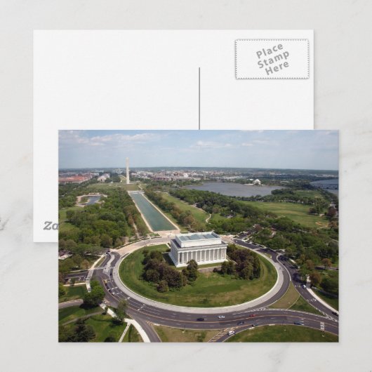 Lincoln Memorial Briefkaart (Voorkant / Achterkant)