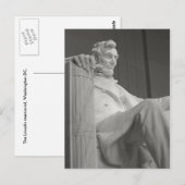 Lincoln Memorial Briefkaart (Voorkant / Achterkant)