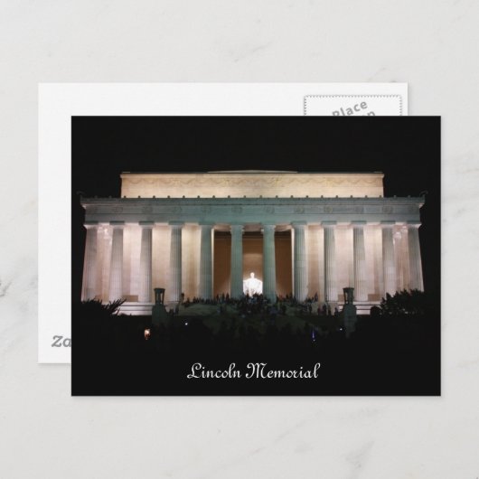 Lincoln Memorial Briefkaart (Voorkant / Achterkant)
