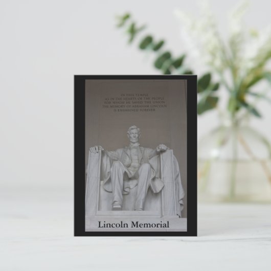 Lincoln Memorial Briefkaart (Staand voorkant)
