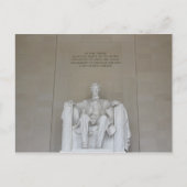 Lincoln Memorial Briefkaart Washington DC Field Tr (Voorkant)