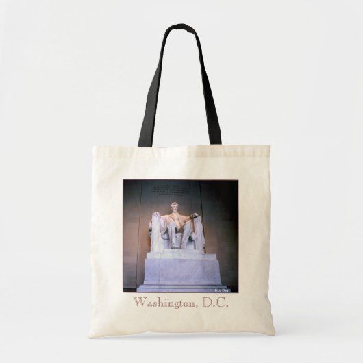 Lincoln Memorial Budget Canvas Tas (Voorkant)