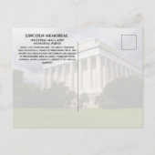 Lincoln Memorial Celebrate 250 Briefkaart (Achterkant)