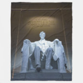 LINCOLN MEMORIAL FLEECE DEKEN (Voorkant)