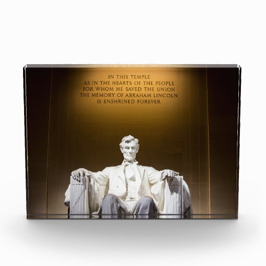 LINCOLN MEMORIAL FOTOBLOKKEN (Voorkant)