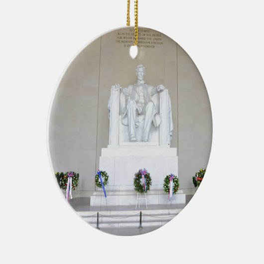 Lincoln Memorial. Keramisch Ornament (Rechts)