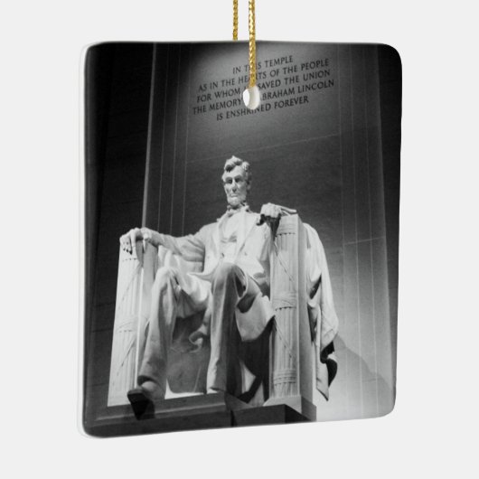 Lincoln Memorial Keramisch Ornament (Rechts)