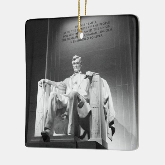 Lincoln Memorial Keramisch Ornament (Links)