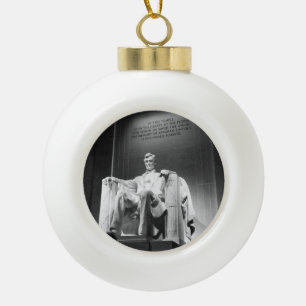 Lincoln Memorial Keramische Bal Ornament