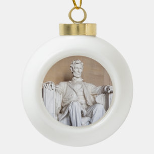 Lincoln Memorial Keramische Bal Ornament
